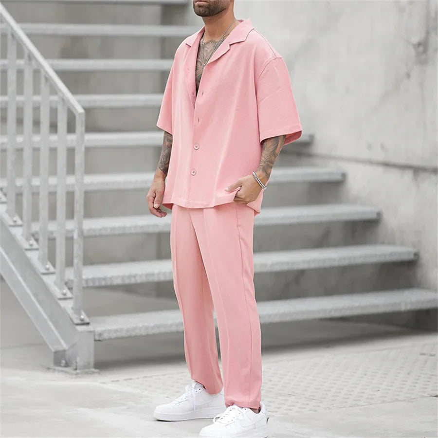 Men's Lightweight Oversized Loungewear Set