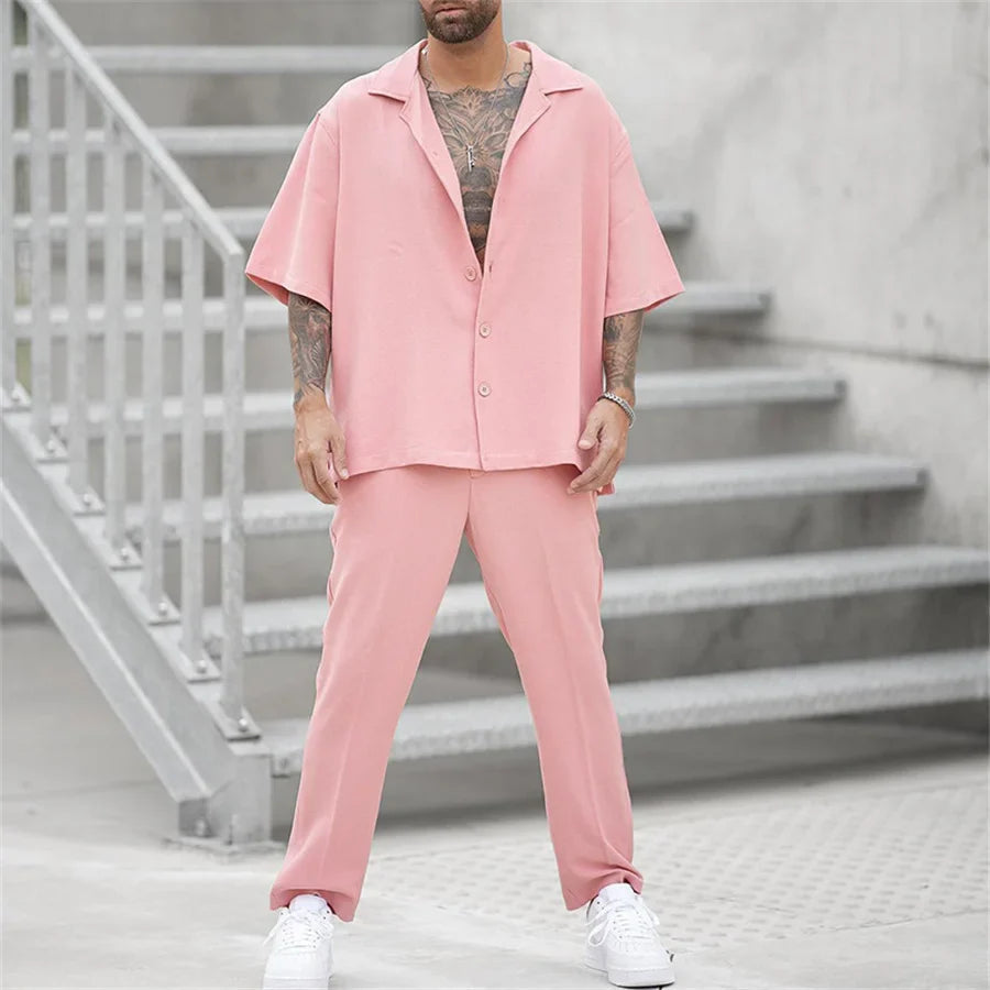 Men's Lightweight Oversized Loungewear Set
