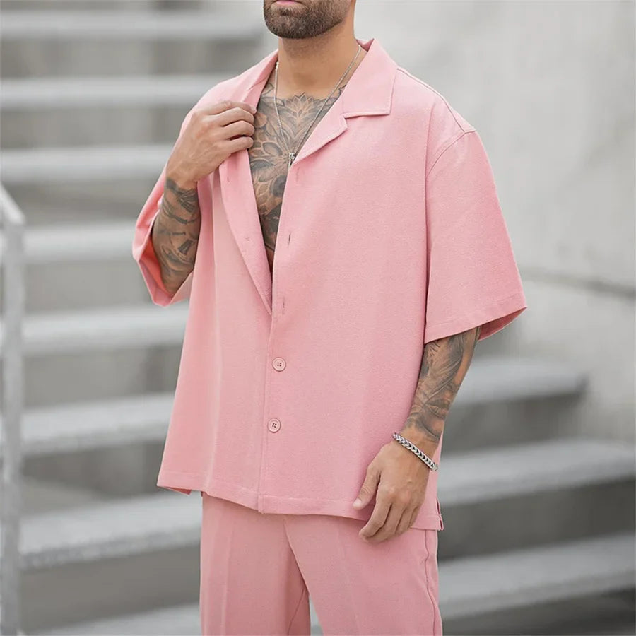 Men's Lightweight Oversized Loungewear Set