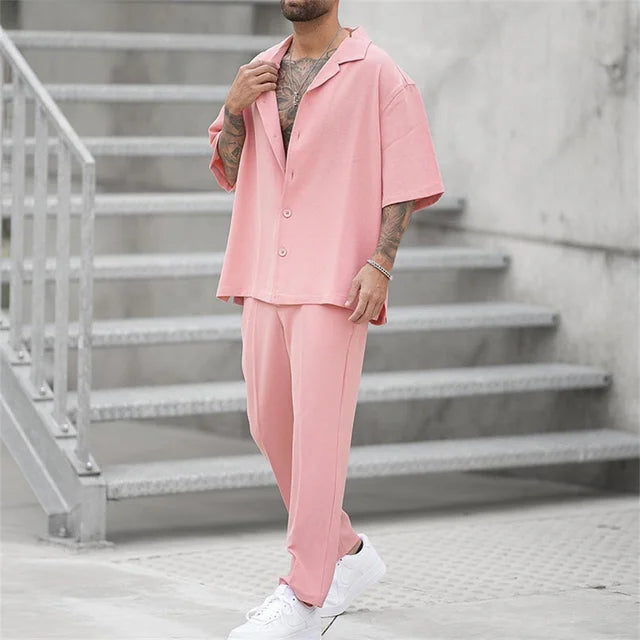 Men's Lightweight Oversized Loungewear Set