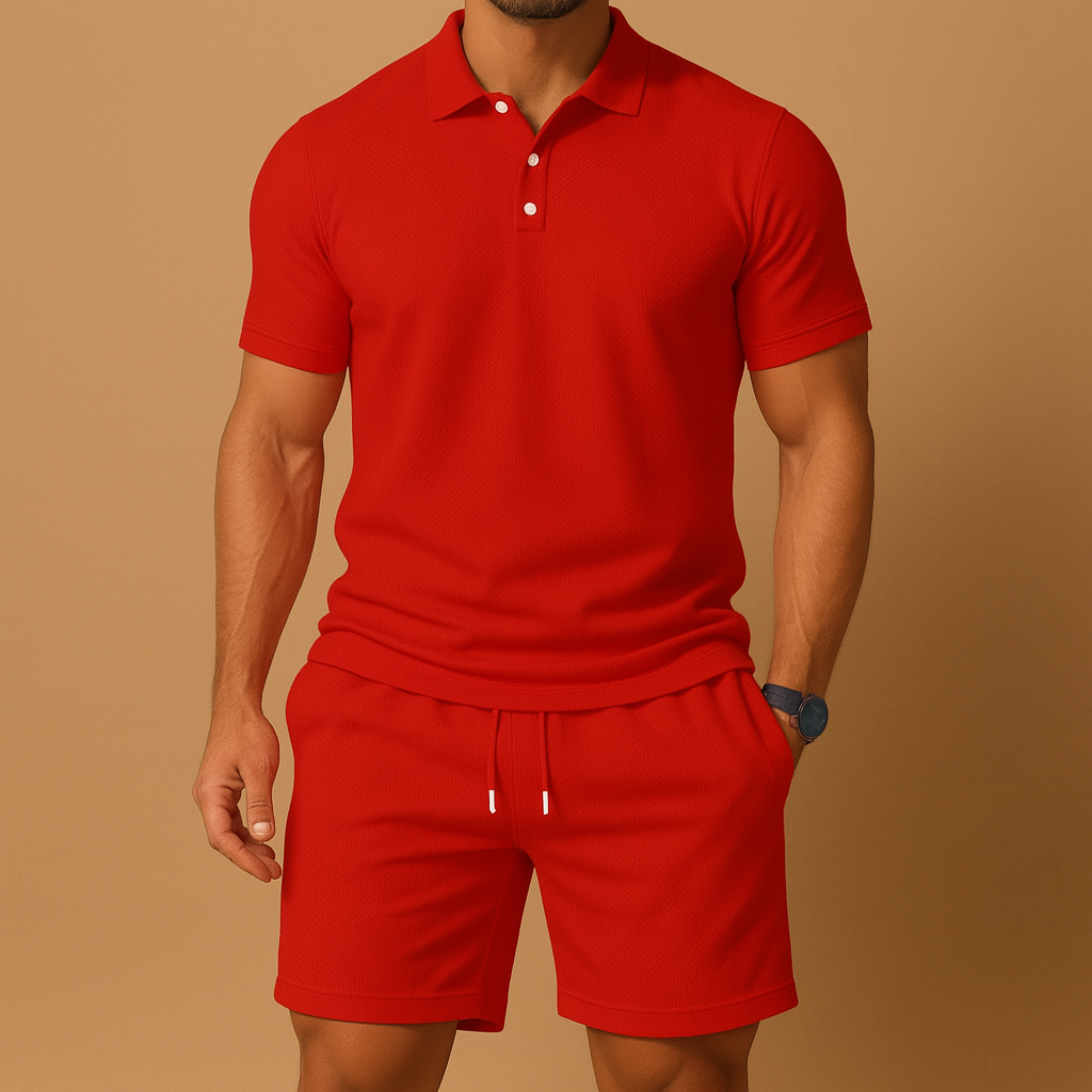 Men's Lightweight Polo Summer Set