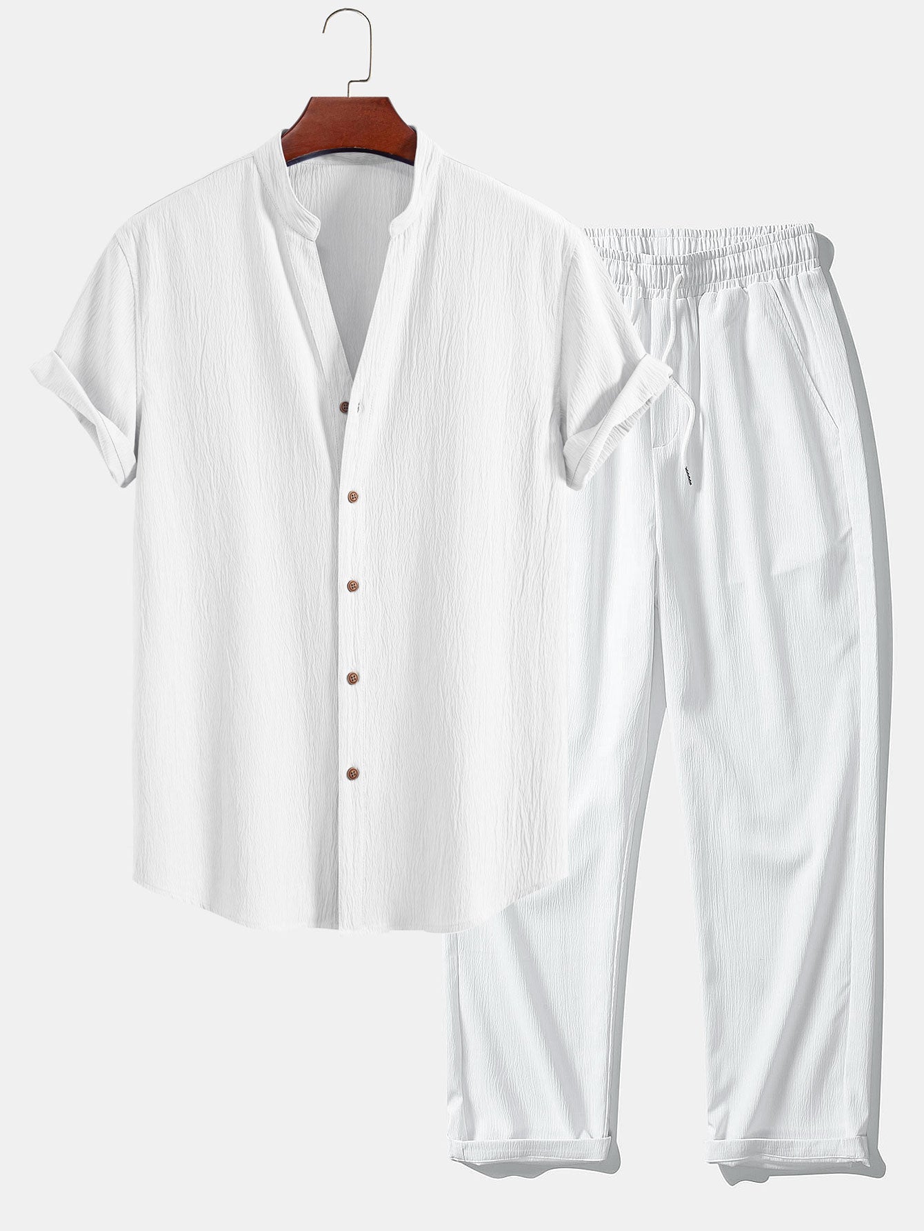 Men's Lightweight Short-Sleeve Summer Set