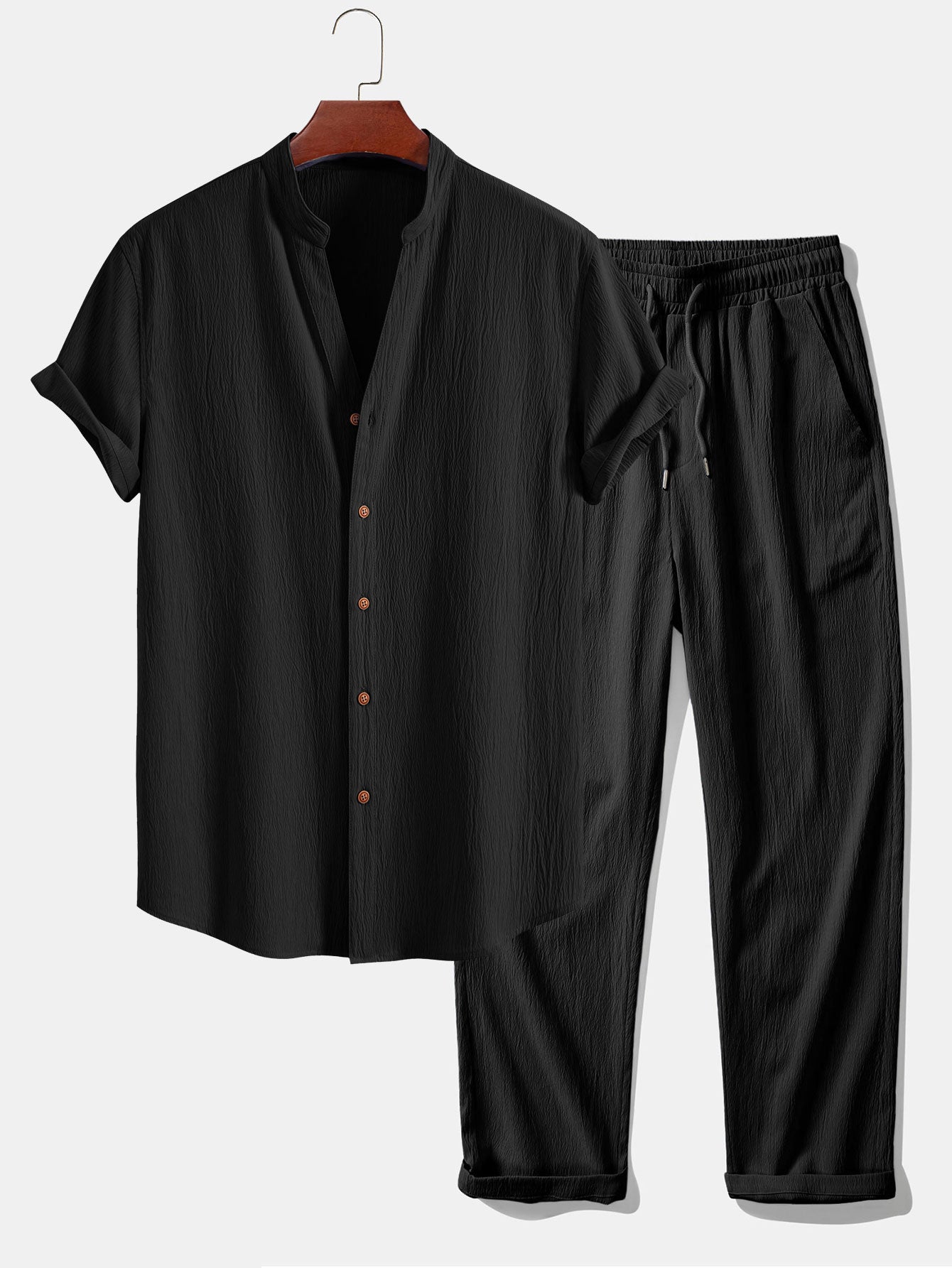 Men's Lightweight Short-Sleeve Summer Set