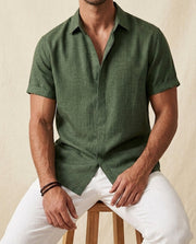 Men's Lightweight Short Sleeve Button-Down Shirt