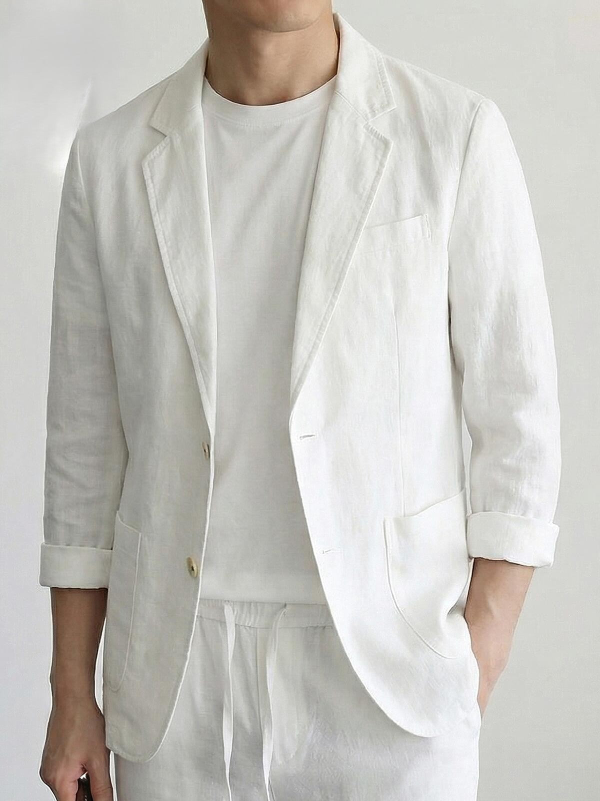Men's Lightweight Tailored Blazer Jacket