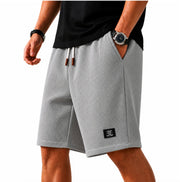 Men's Lightweight Waffle Fabric Bermuda Shorts