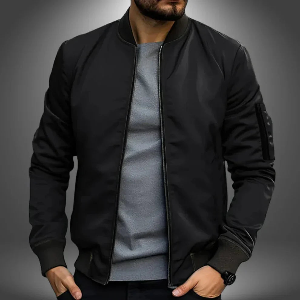 Men's Lightweight Windbreaker Bomber Jacket