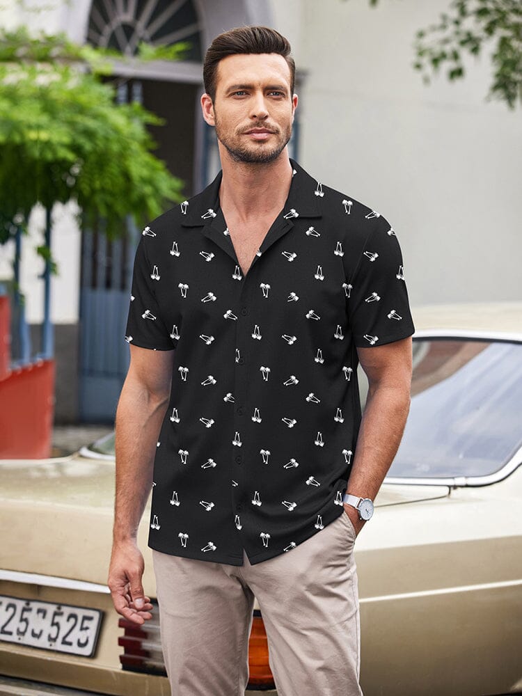 Men's Lightweight Wrinkle-Free Button-Down Shirt