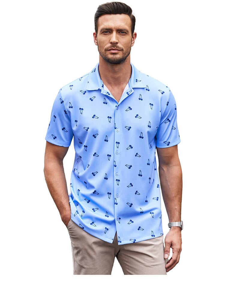Men's Lightweight Wrinkle-Free Button-Down Shirt