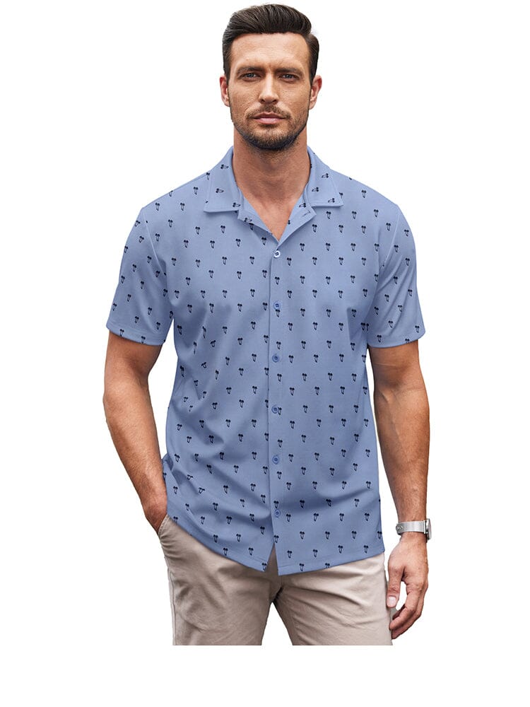 Men's Lightweight Wrinkle-Free Button-Down Shirt