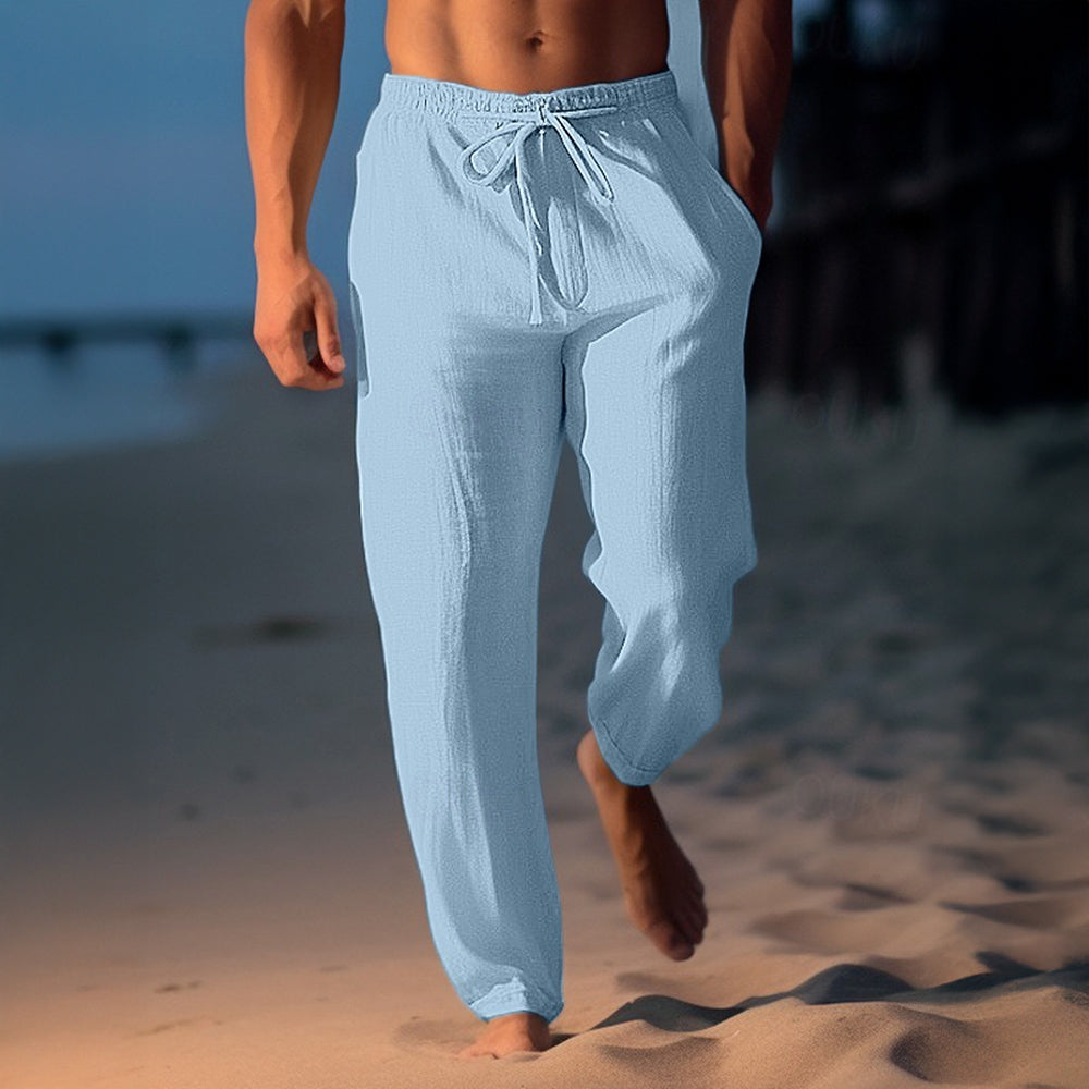 Men's Linen Blend Casual Pants