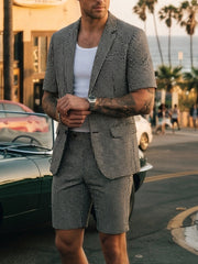 Men's Modern Fit Casual Two-Piece Suit