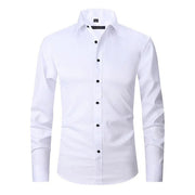 Men's Non-Iron Stretch Button-Down Shirt