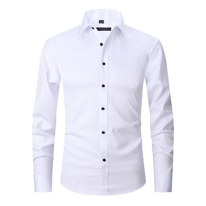 Men's Non-Iron Stretch Button-Down Shirt