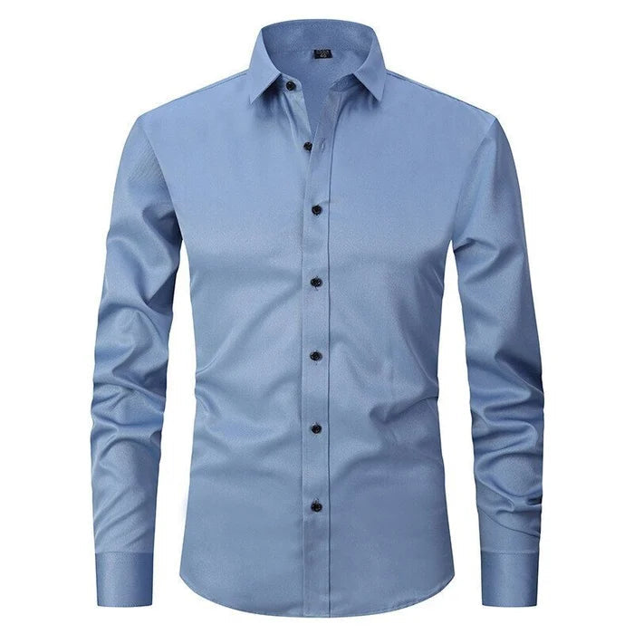 Men's Non-Iron Stretch Button-Down Shirt