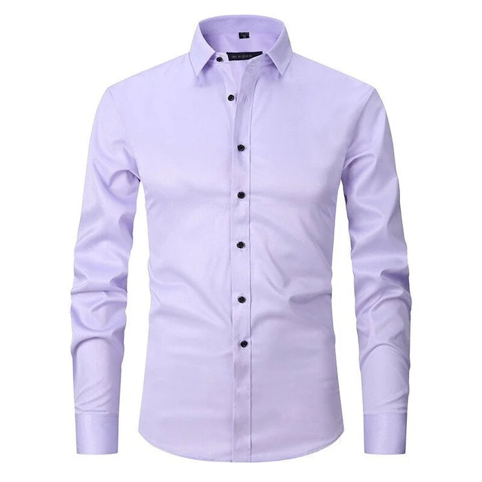 Men's Non-Iron Stretch Button-Down Shirt