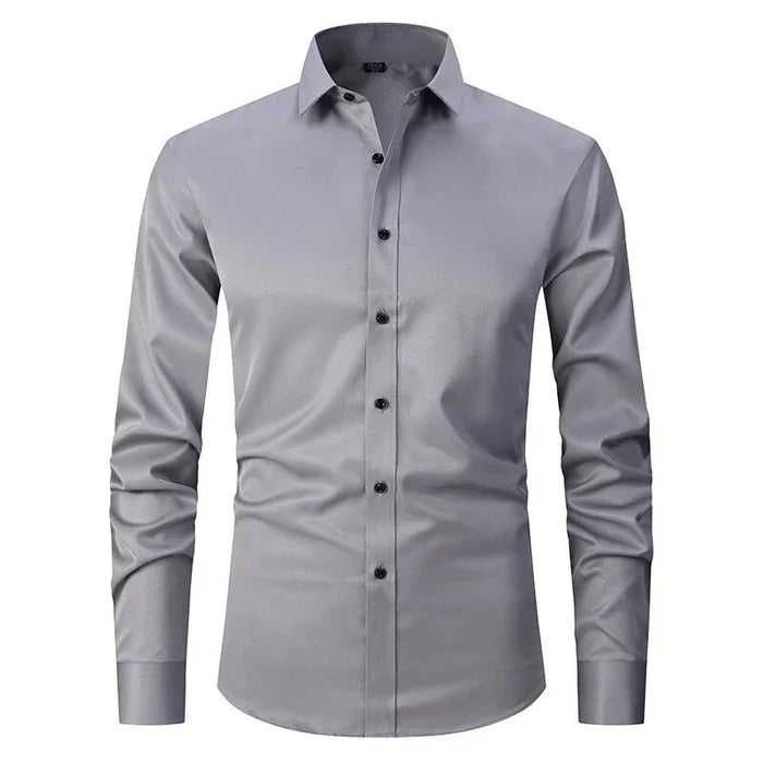 Men's Non-Iron Stretch Button-Down Shirt