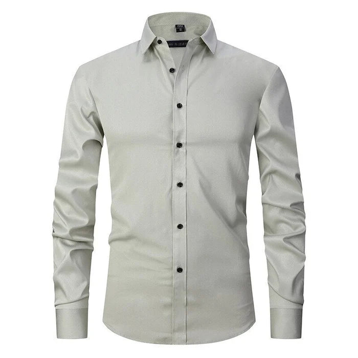 Men's Non-Iron Stretch Button-Down Shirt