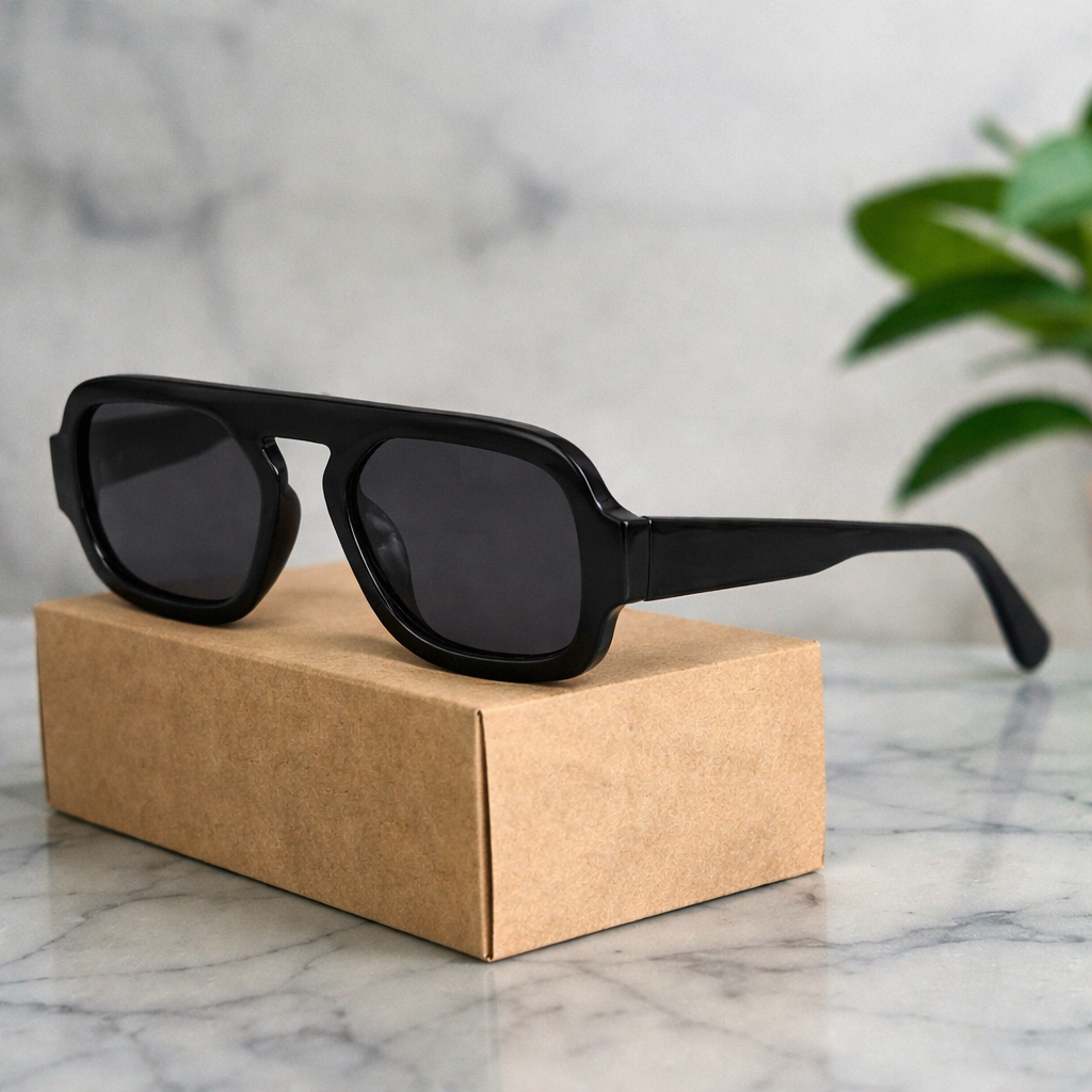Men's Oversized Retro Style Sunglasses
