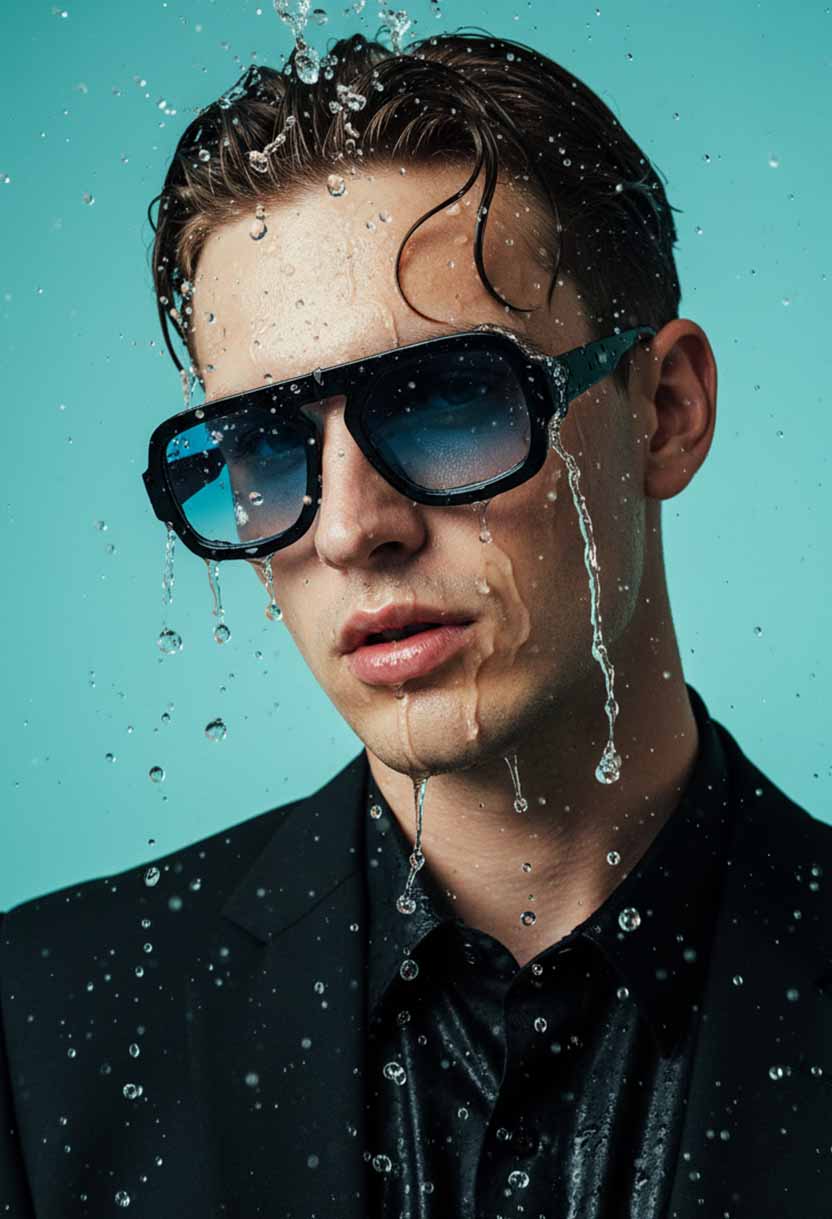 Men's Oversized Retro Style Sunglasses