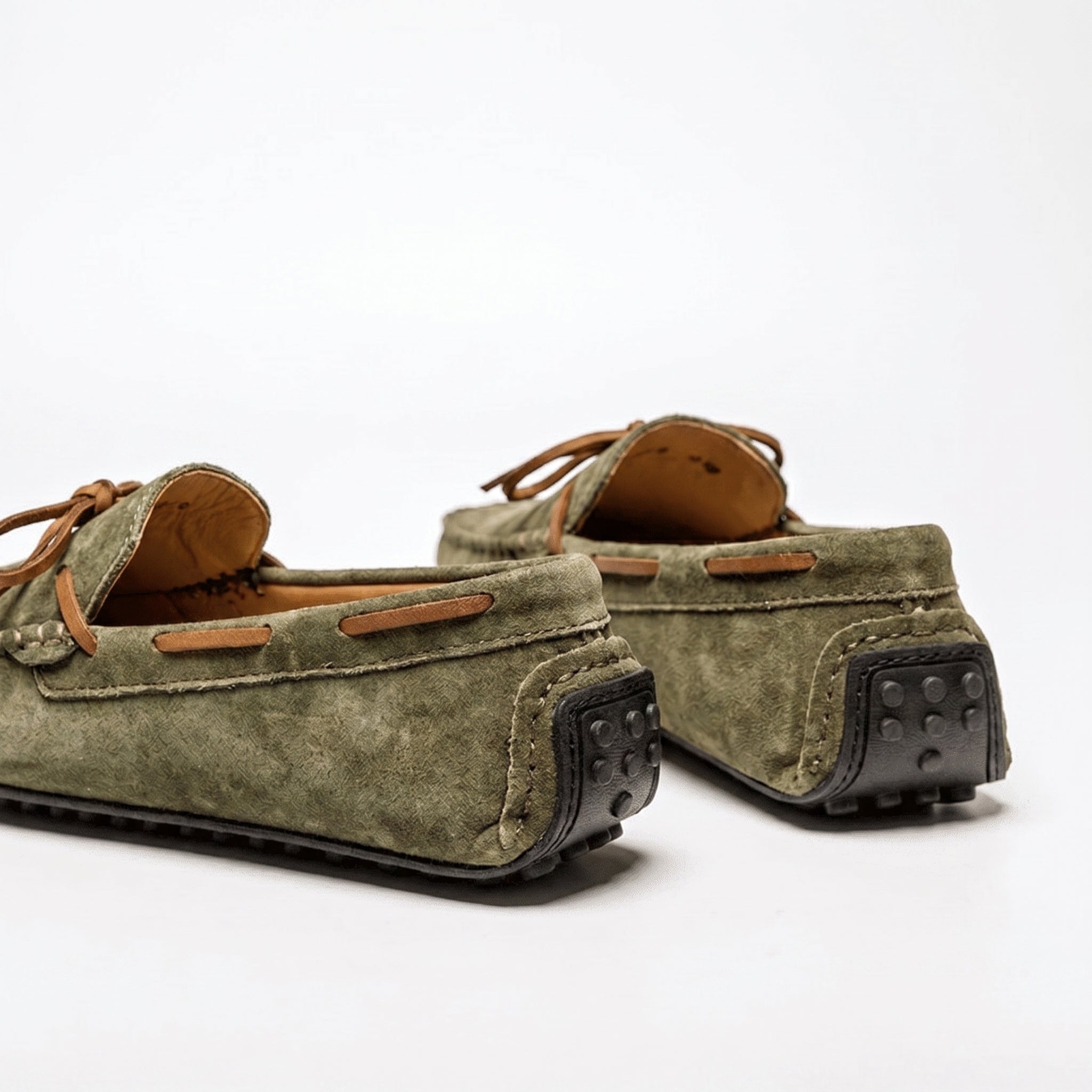 Men's Pebbled Faux Leather Driving Loafers