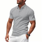 Men's Performance Stretch Long Sleeve Polo Shirt