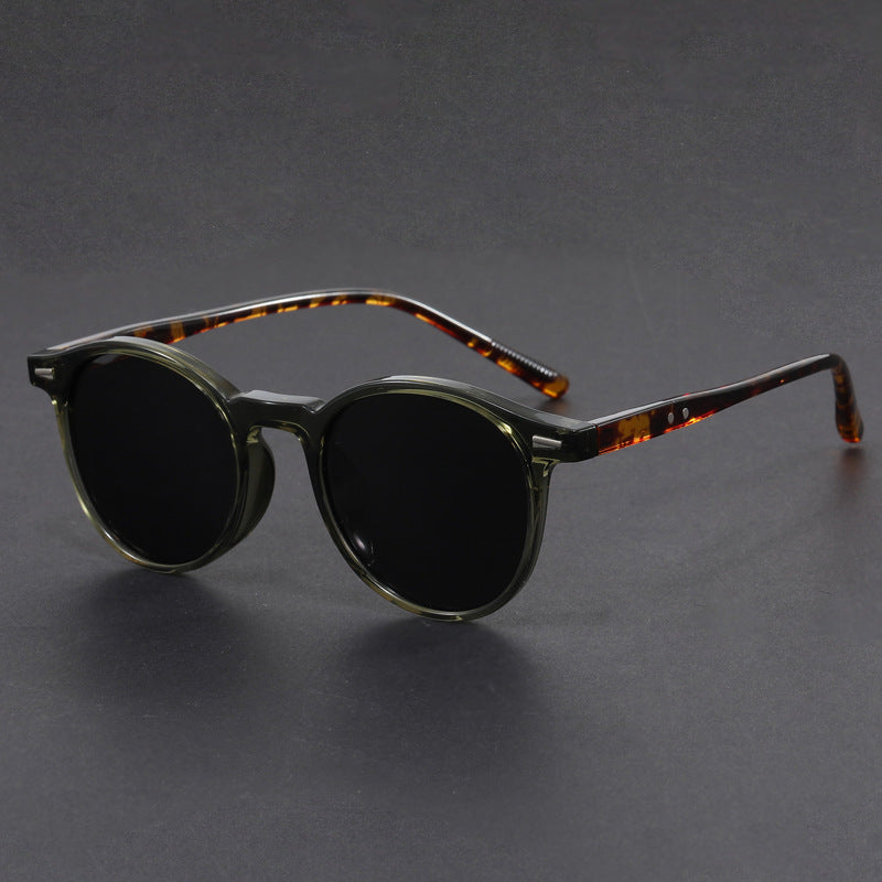 Men's Polarized Curved Detail Sunglasses