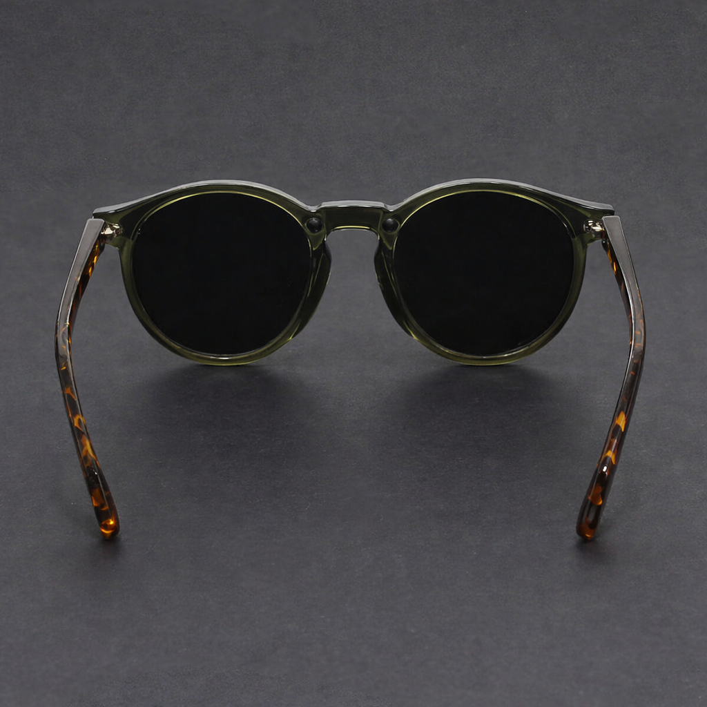 Men's Polarized Curved Detail Sunglasses