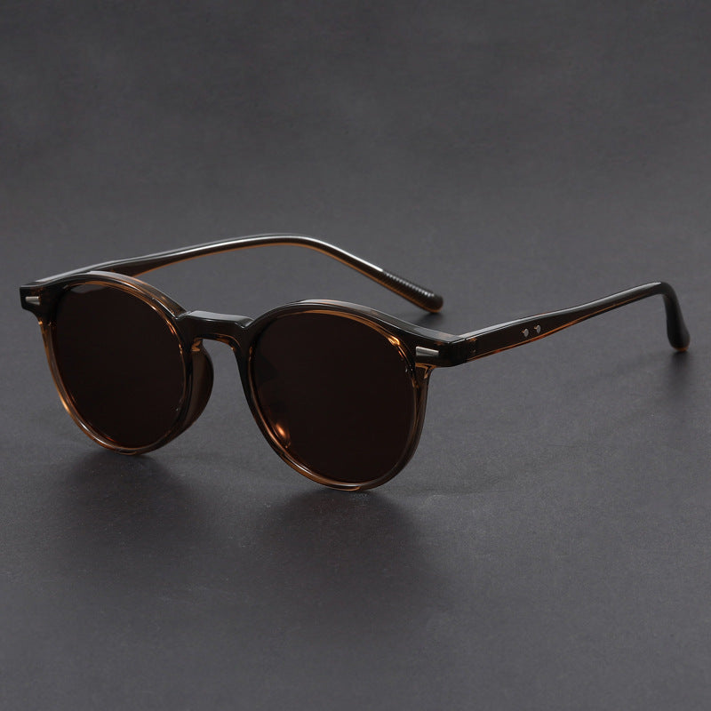 Men's Polarized Curved Detail Sunglasses
