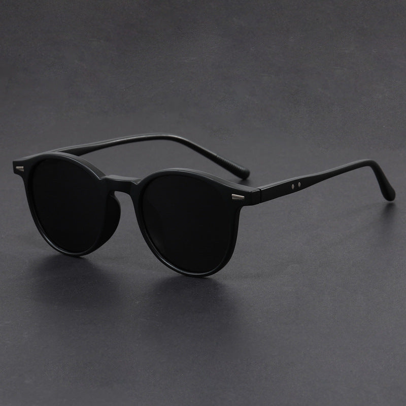 Men's Polarized Curved Detail Sunglasses