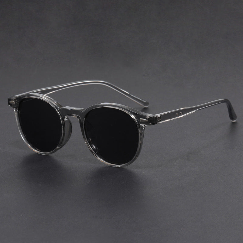Men's Polarized Curved Detail Sunglasses