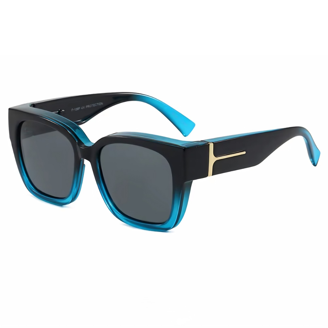 Men's Polarized FitOver Sunglasses with Round Cat-Eye Design