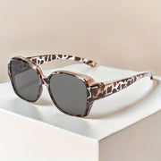 Men's Polarized Leopard Print Sunglasses