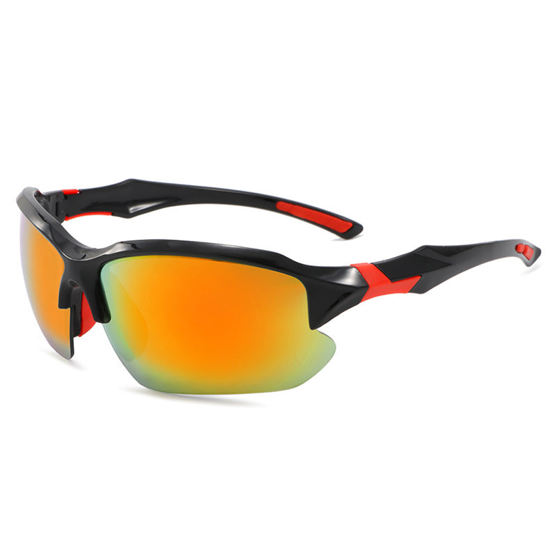 Men's Polarized Sport Sunglasses with Wraparound Fit