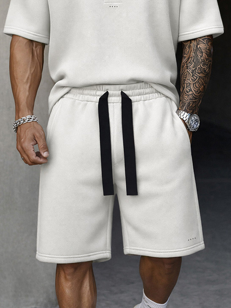 Men's Premium Athletic T-Shirt and Shorts Set