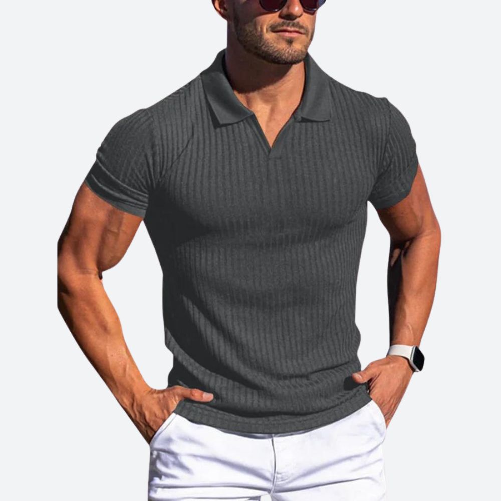 Men's Premium Breathable Pique Polo Shirt
