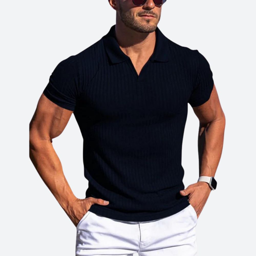 Men's Premium Breathable Pique Polo Shirt