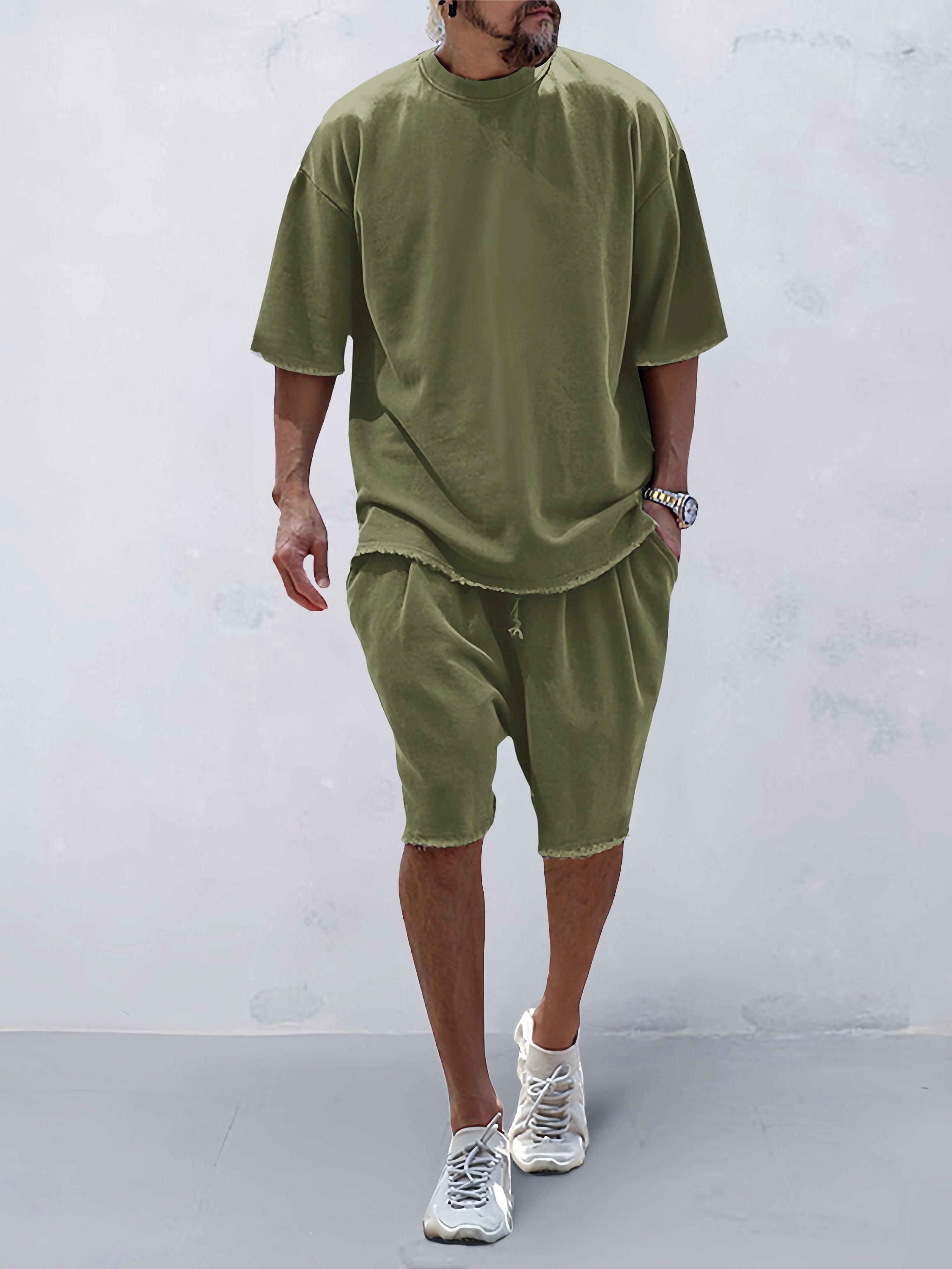 Men's Premium Cotton Casual Sports Set