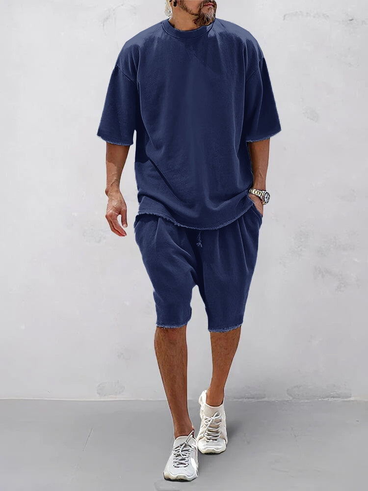 Men's Premium Cotton Casual Sports Set