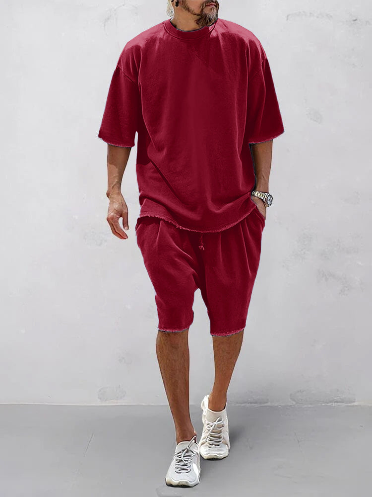 Men's Premium Cotton Casual Sports Set
