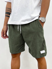 Men's Relaxed Fit Drawstring Waist Shorts