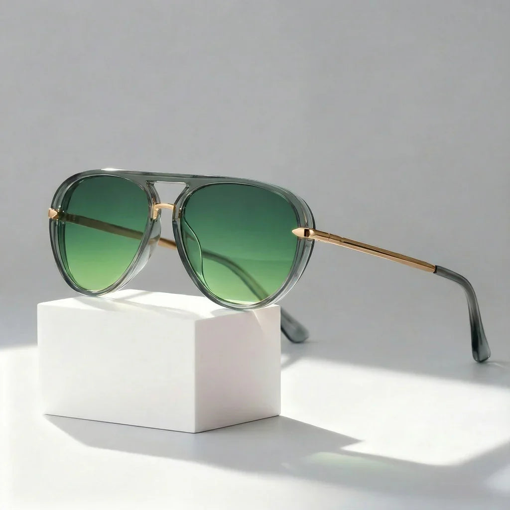 Men's Retro Polarized Aviator Sunglasses