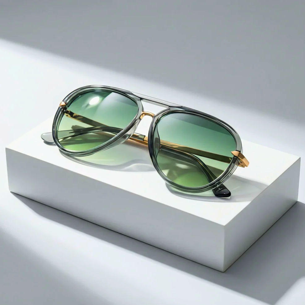 Men's Retro Polarized Aviator Sunglasses