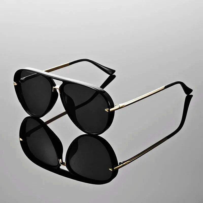 Men's Retro Polarized Aviator Sunglasses