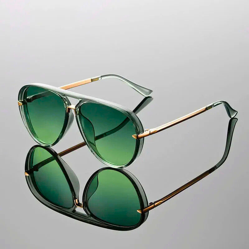 Men's Retro Polarized Aviator Sunglasses