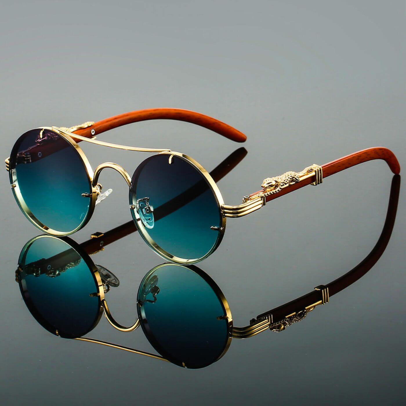 Men's Retro Polarized Sunglasses with UV Protection
