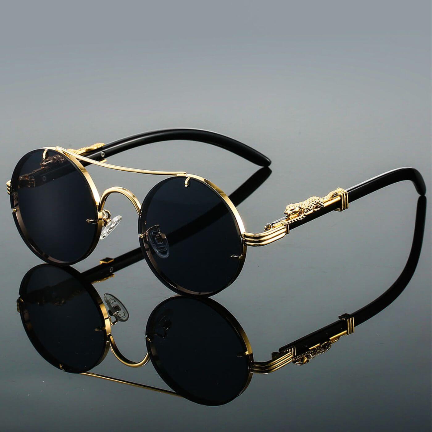 Men's Retro Polarized Sunglasses with UV Protection