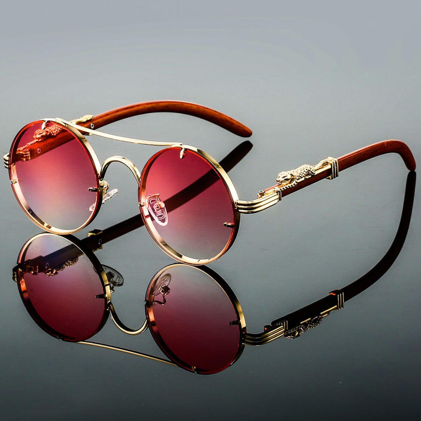 Men's Retro Polarized Sunglasses with UV Protection