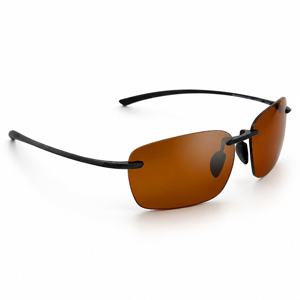 Men's Rimless Polarized Sunglasses for Outdoor Activities