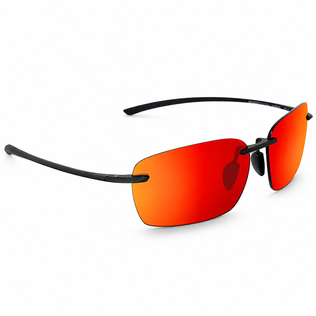Men's Rimless Polarized Sunglasses for Outdoor Activities